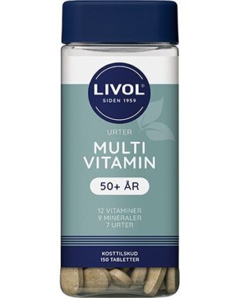Livol Multivitamin   Urter 50  150 Tabletter