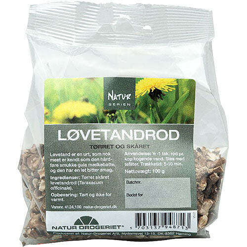 Løvetandsrod Tørret Og Skåret 100 Gram