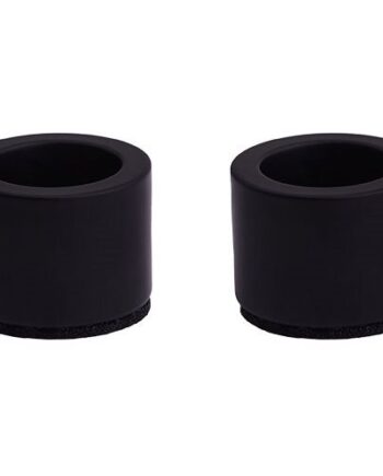 Lysestage    Kronelys  Matte Black   -pack    2x2