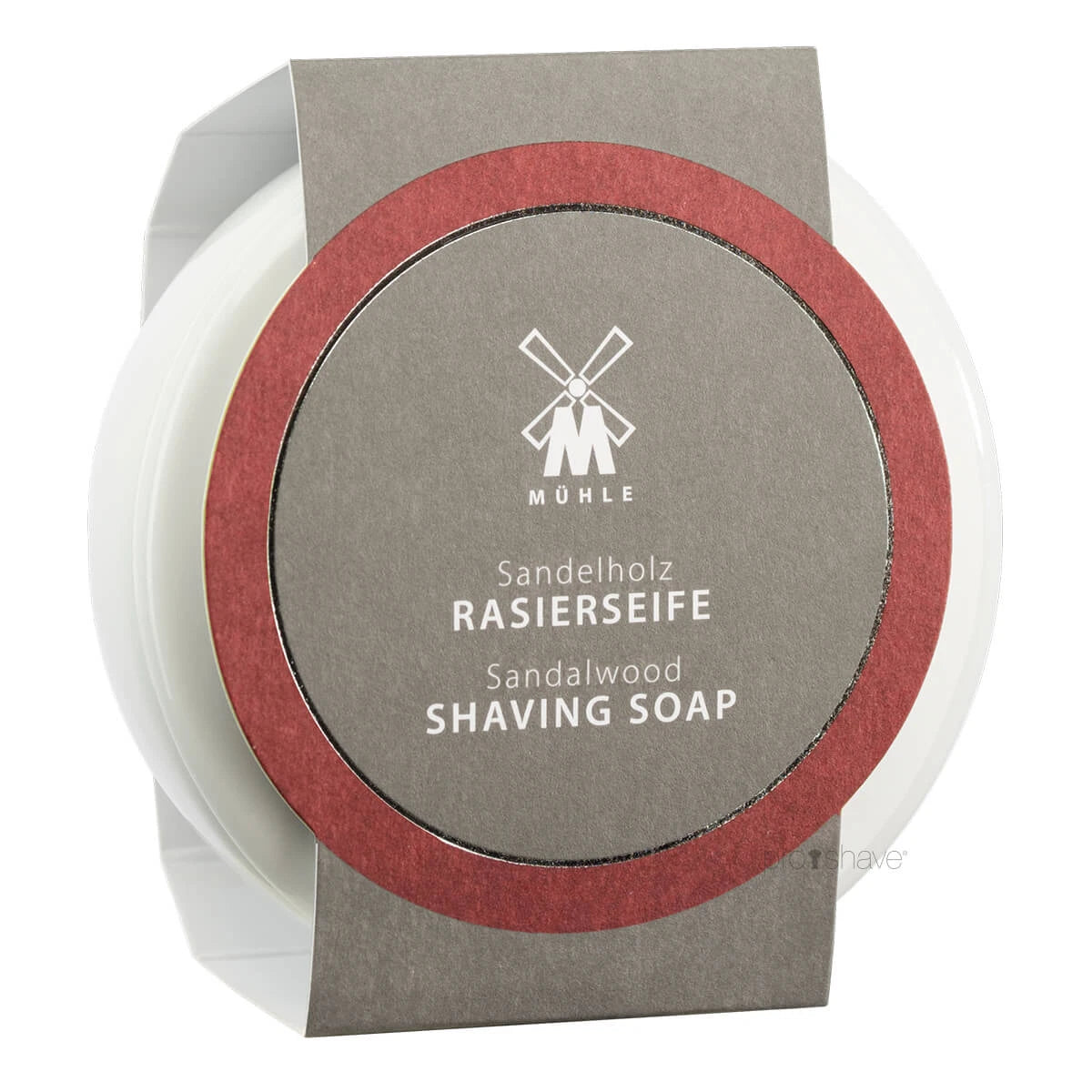 Mühle Shaving Barbersæbe Porcelænsskål Sandeltræ 65 Gr