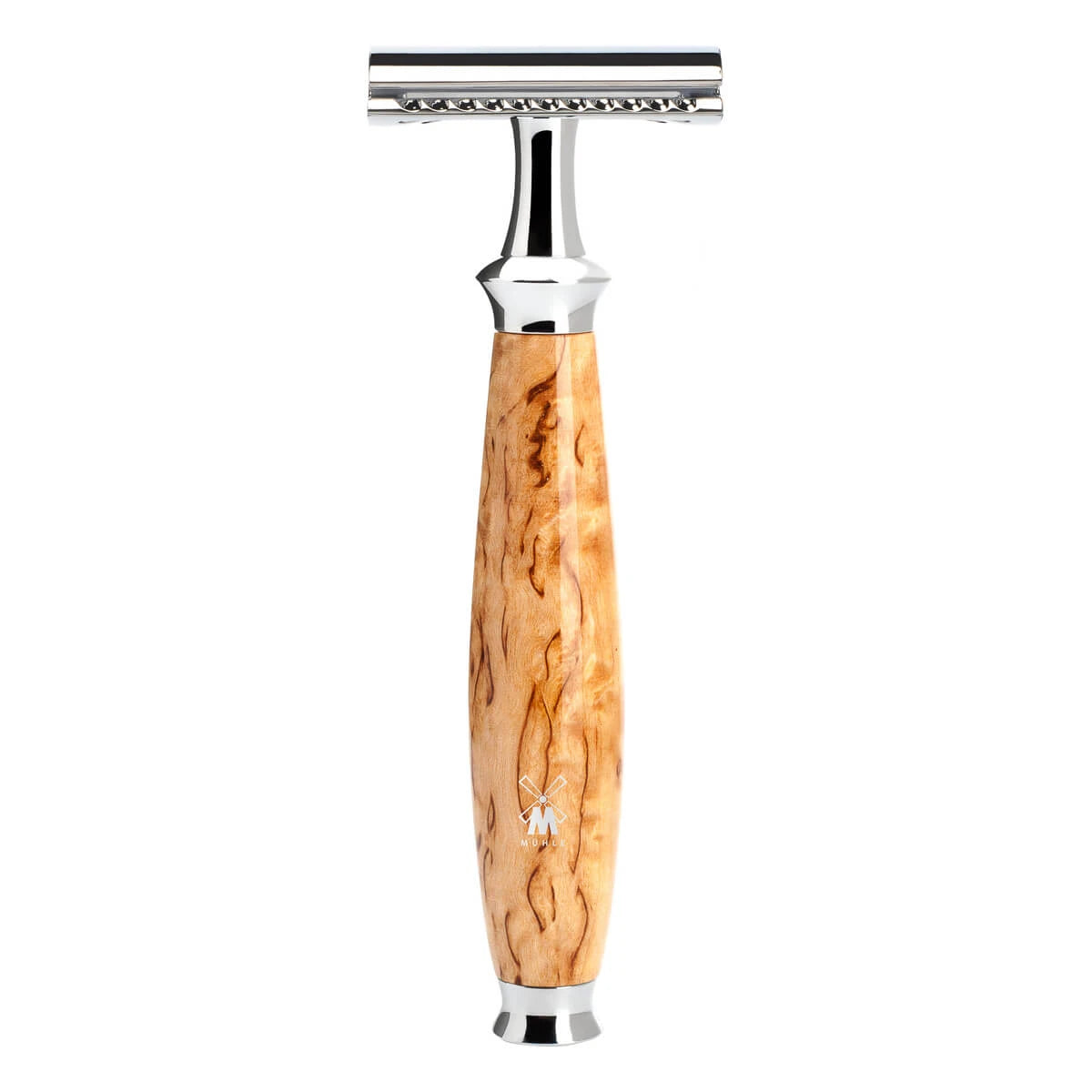 Mühle Shaving De-skraber Purist Karelian Burl Birk