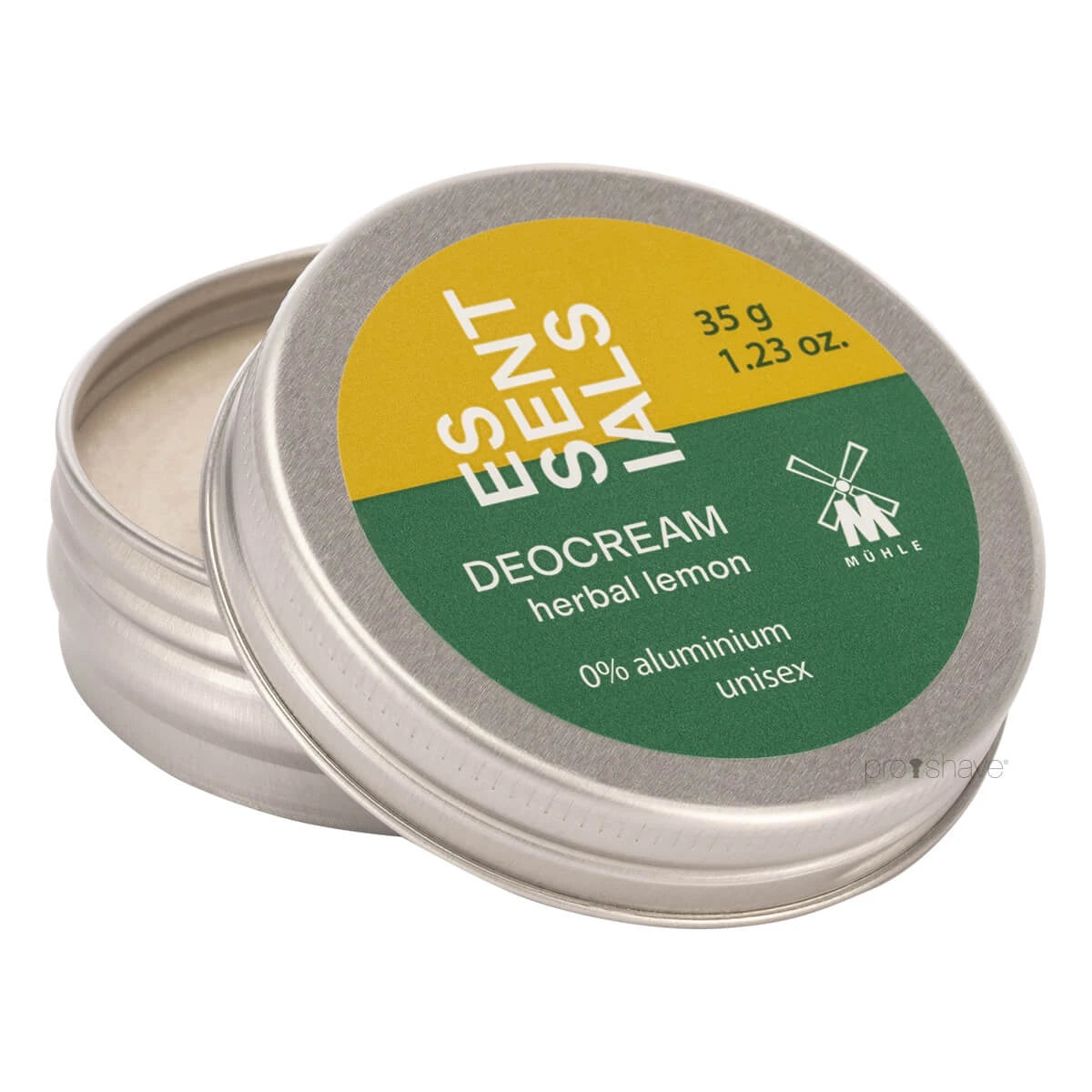 Mühle Shaving Deodorant Cream  Herbal Lemon  Essentials  35 Gr