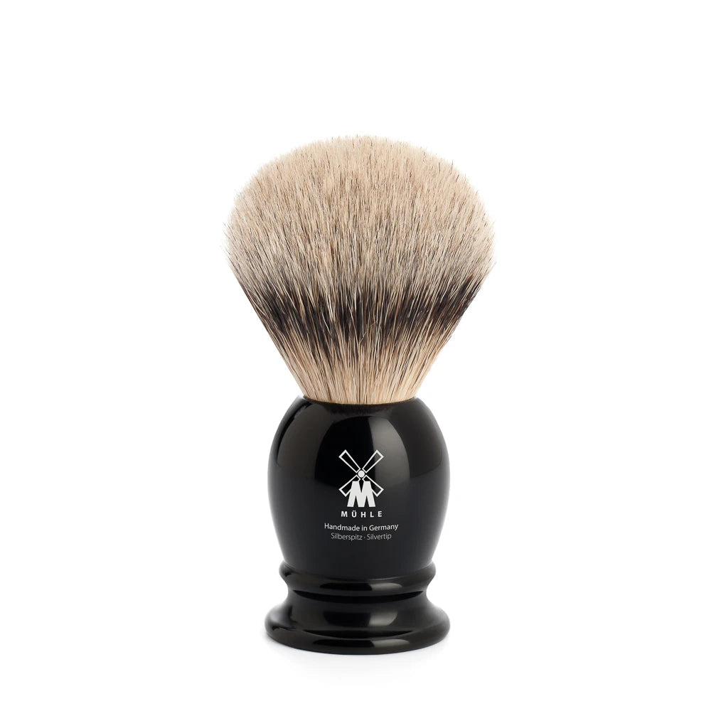 Mühle Shaving Silvertip Barberkost 19 Mm Classic Sort Kunstharpiks