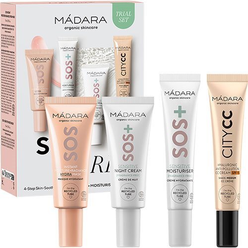 Madara Sos Care  -step Skin-soothing Routine Set  Light   Stk