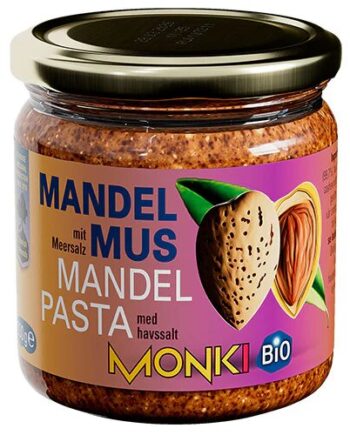 Mandelsmør Brun   Monki 330 Gram