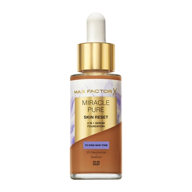 Max Factor Miracle Pure Skin Reset   In   Serum Foundation 80-85 Medium 30 Ml