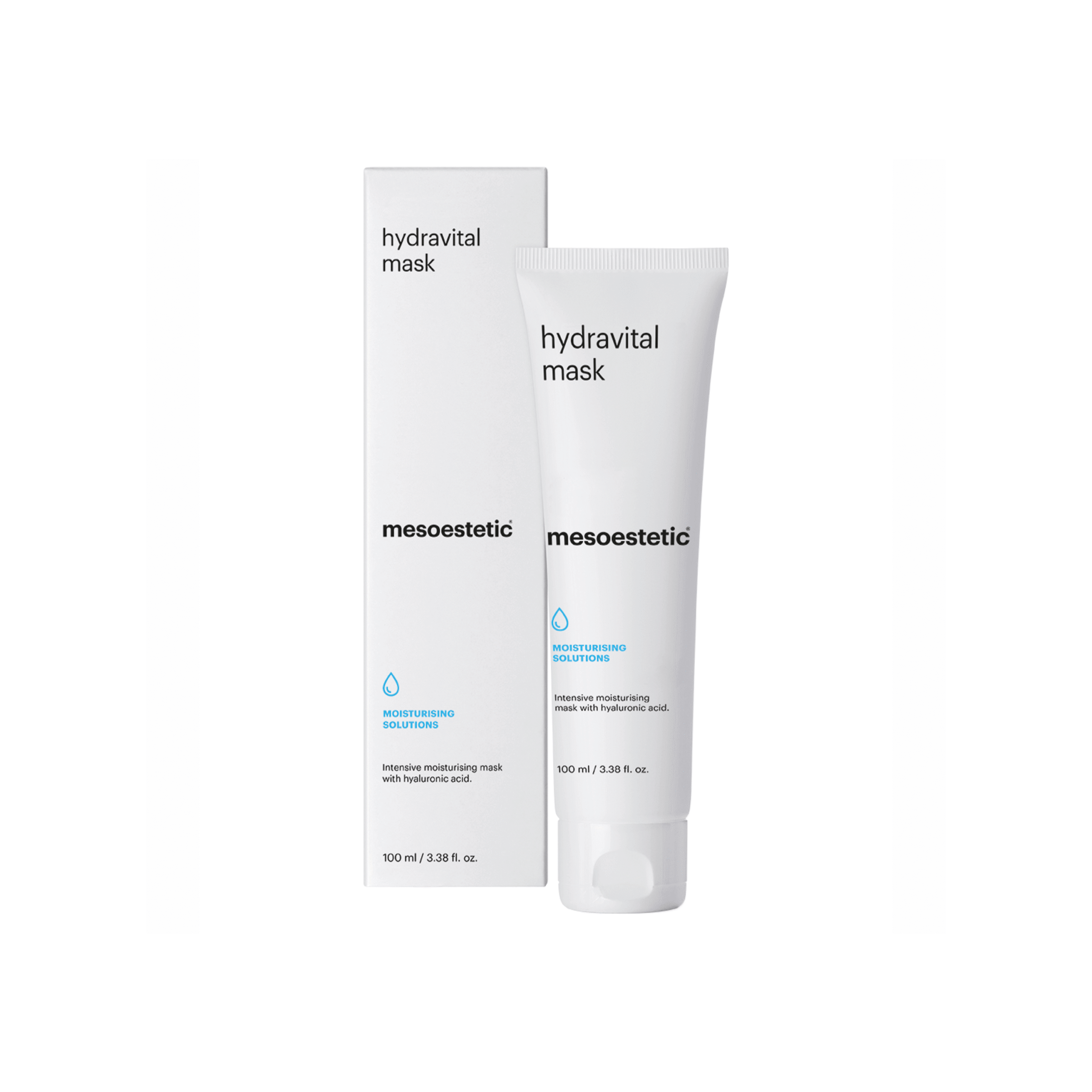 Mesoestetic Hydra-vital Mask Intensiv Fugtmaske Til Tør Og Dehydreret Hud 100 Ml Fugtgivende Maske Til Huden Fugtighedscreme