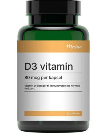 Mezina D3 Vitamin 80 Mcg 200 Kapsler