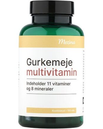 Mezina Mezina Gurkemeje Multivitamin 180 Tabletter