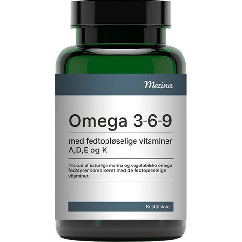 Mezina Omega - - Med Vitamin Adek 90 Kapsler