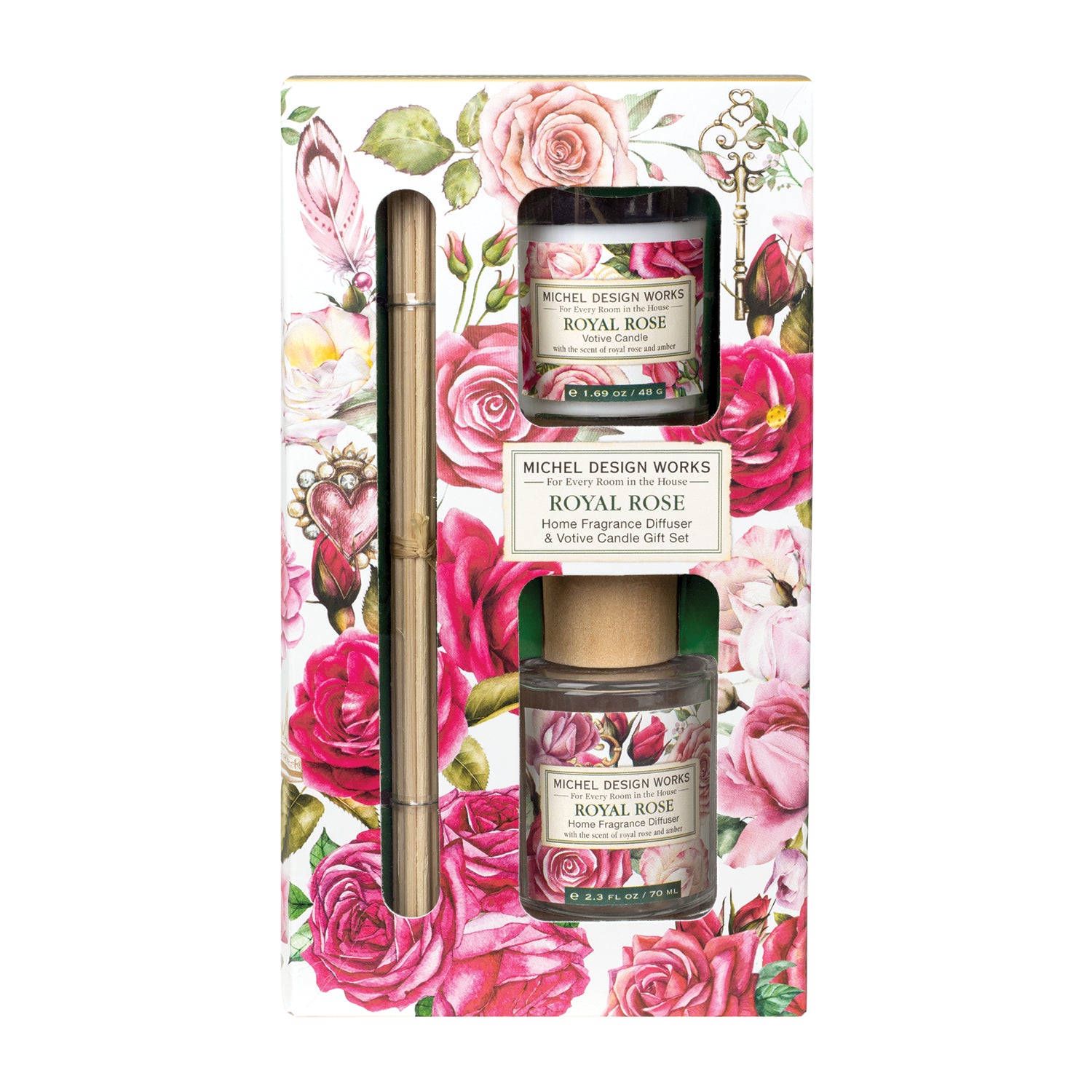 Michel Design Duftpinde- Og Lys Royal Rose