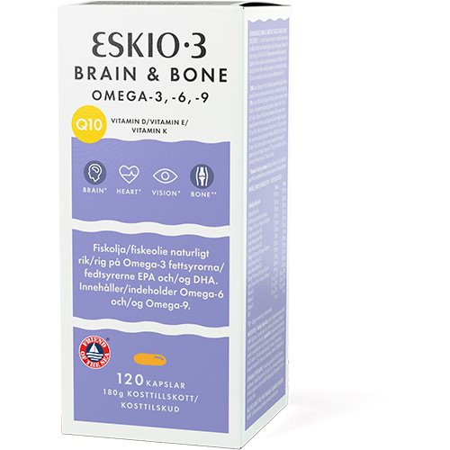 Midsona Eskio3 Brain Bone Omega 120 Kapsler
