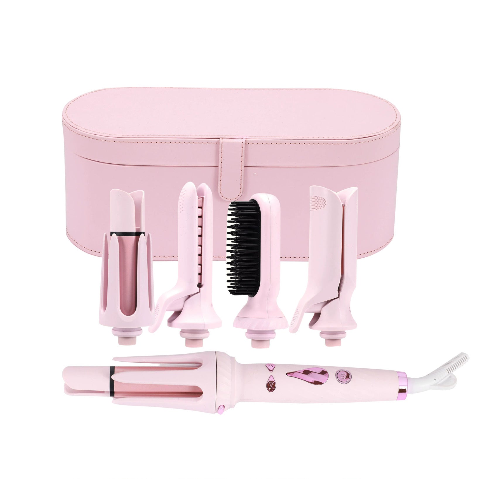 Multistyler - - Med Eksklusiv Læderopbevaringsæske Forventet Levering Sidst September Pink