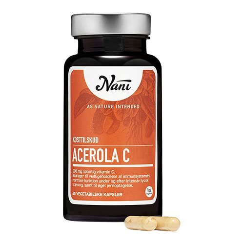 Nani Acerola  -vitamin 45 Kapsler
