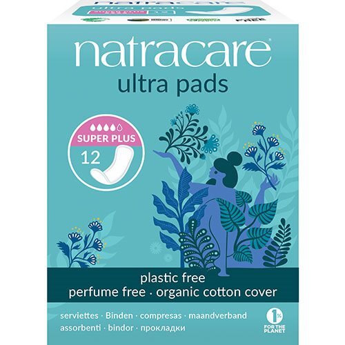 Natracare Bind Super Plus Indpakket Enkeltvis  øko  12 Stk