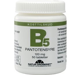 Natur Drogeriet Pantotensyre 120 Mg  50tab