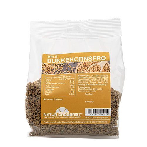 Natur-drogeriet Bukkehornsfrø Hele  200g
