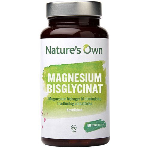 Nature Own Magnesium Bisglycinat 60 Kapsler