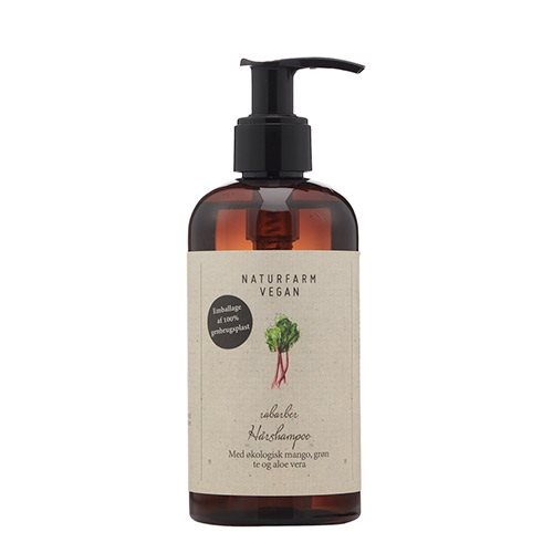 Naturfarm Vegan Hårshampoo Rabarber  250 Ml