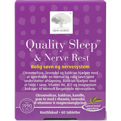 New Nordic Quality Sleep Nerve Rest 60tab