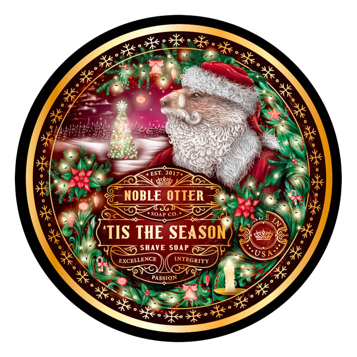 Noble Otter Barbersæbe Apos Tis The Season 118 Ml