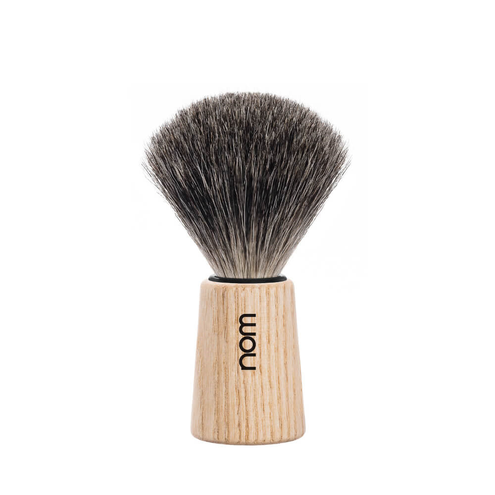 Nom Shaving Barberkost Theo Pure Badger Pure Ash