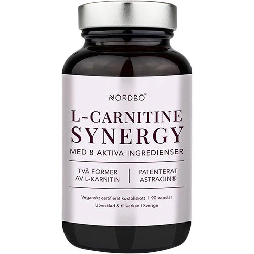 Nordbo -carnitine Synergy 90 Kapsler