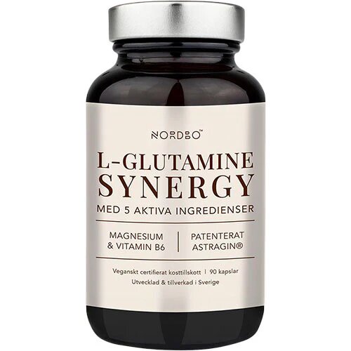 Nordbo -glutamine Synergy 90 Kapsler