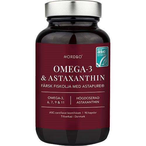 Nordbo Omega- Astaxanthin 90 Kapsler