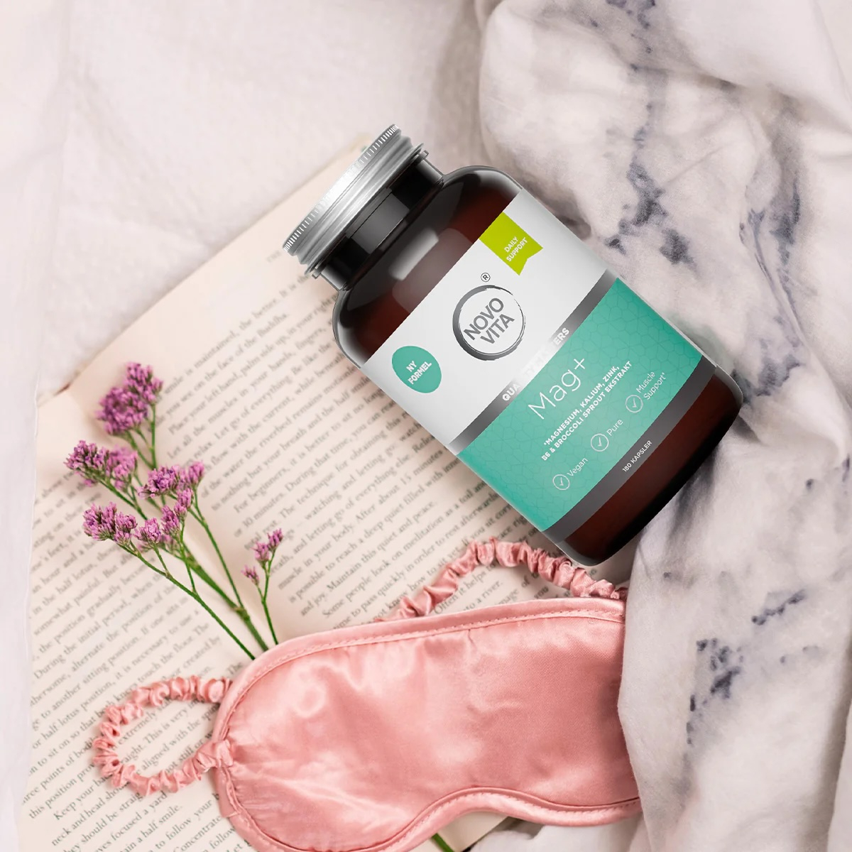 Novovita Mag Magnesium Kalium Zink 180 Tabletter