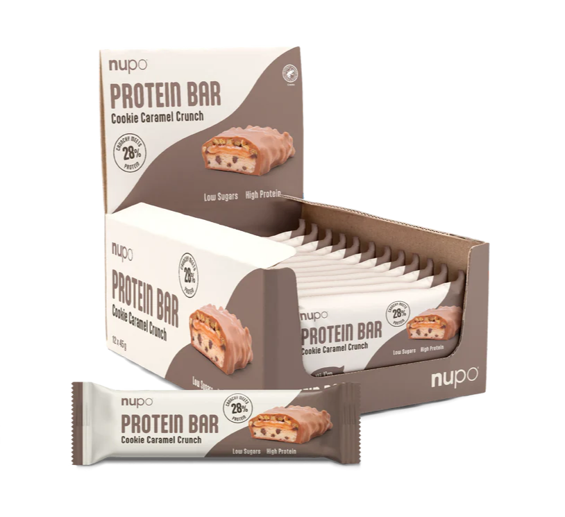 Nupo Proteinbar Cookie Caramel Crunch Stk 45g
