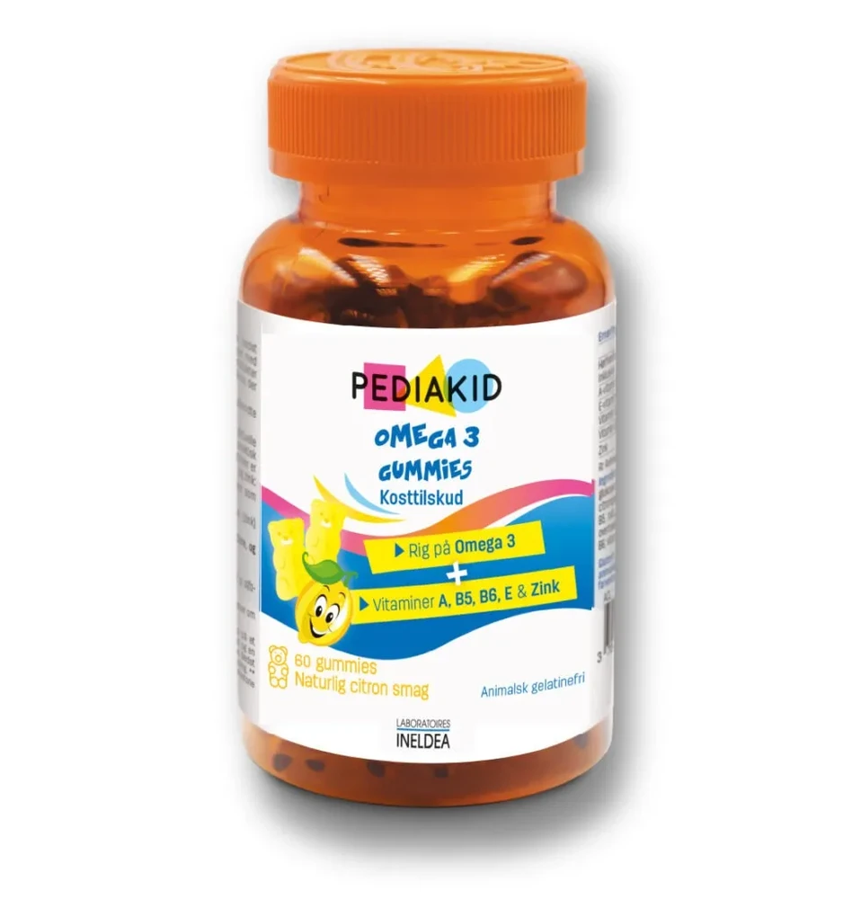 Pediakid Omega   Kosttilskud   Form Af Gummies  60stk