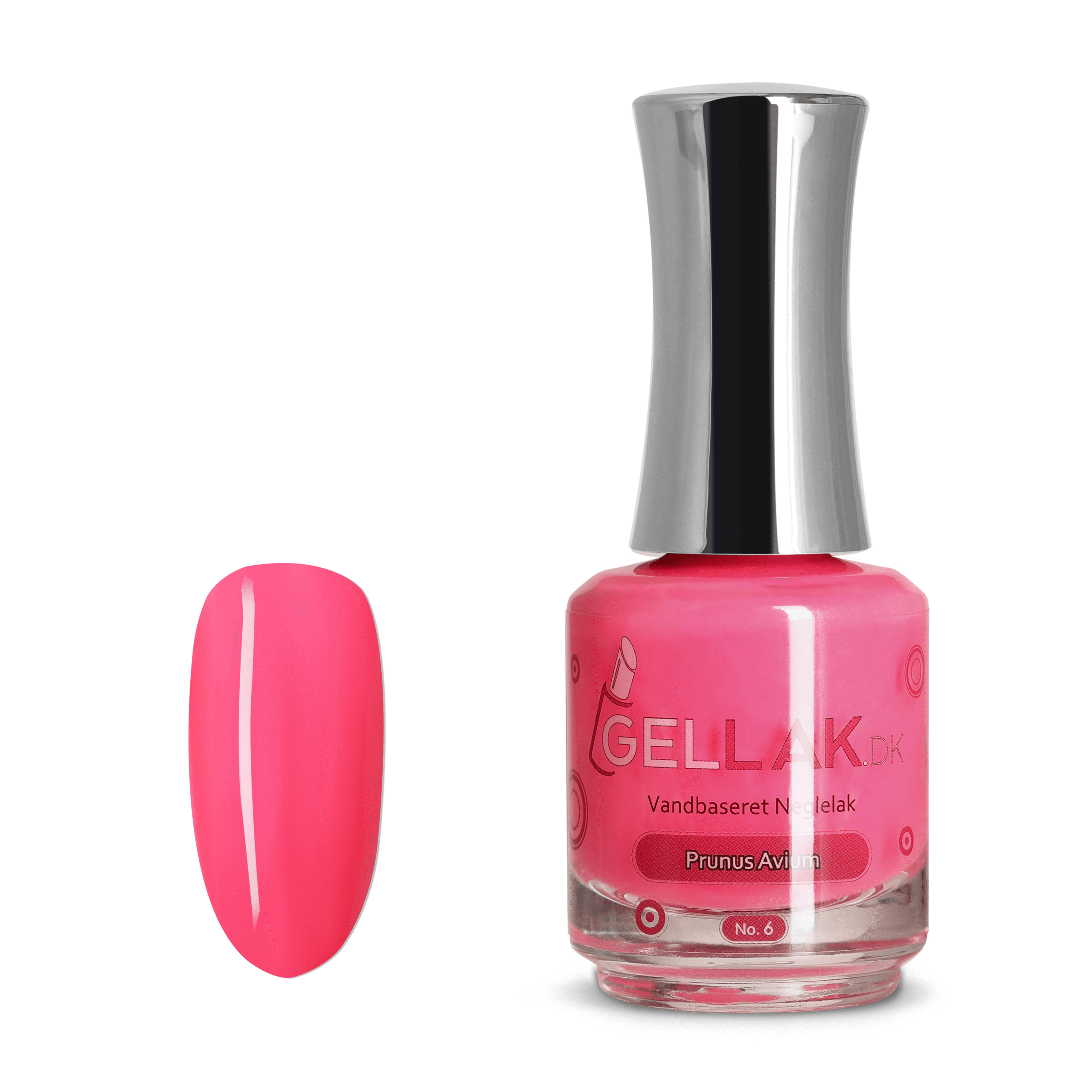 Pink Vandbaseret Neglelak Quot Prunus Avium Quot No 15 Ml Gellak Dk
