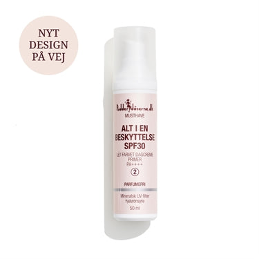 Pudderdåserne Alt   En Beskyttelse Spf30 Let Farvet Dagcreme Farve   Parfumefri 50 Ml