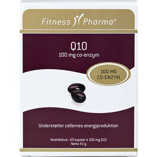 Q10 100 Mg Fitness Pharma 60 Kapsler