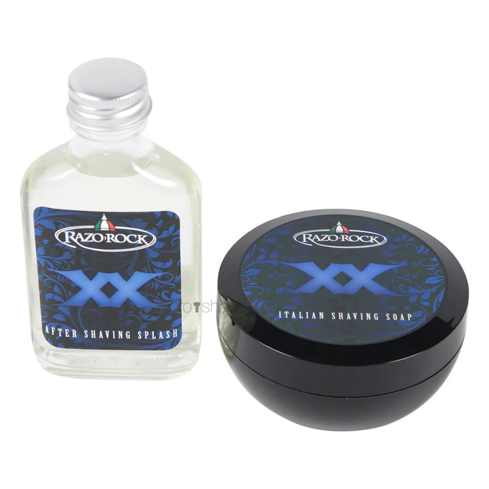 Razorock Xx Sæt Barbersæbe Og Aftershave