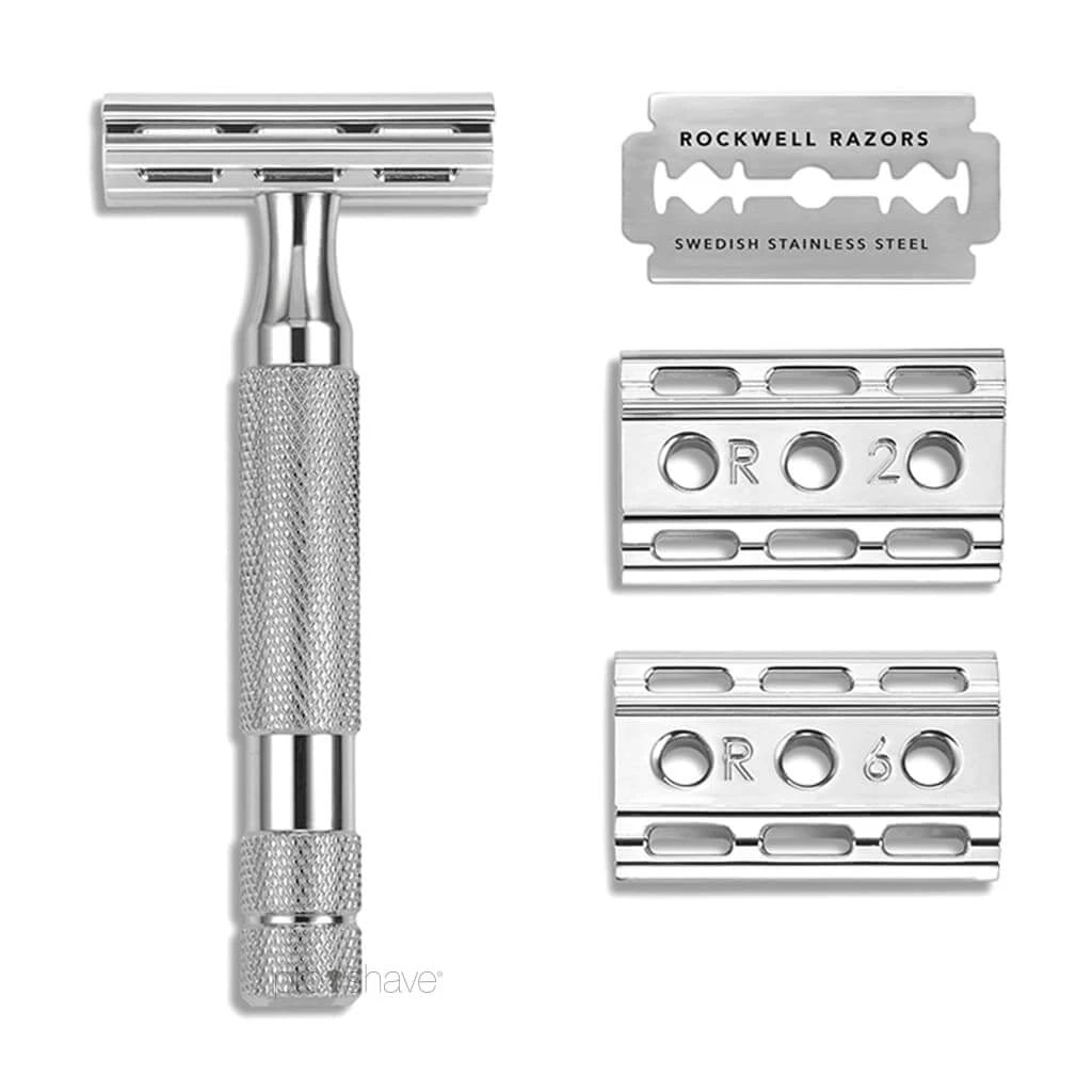 Rockwell Razors 6c Justerbar De-skraber  White Chrome