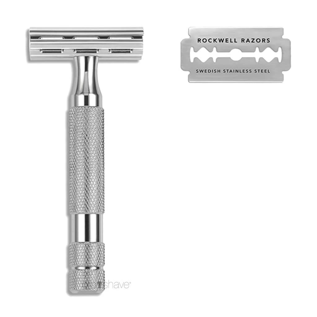 Rockwell Razors 2c Justerbar De-skraber  White Chrome
