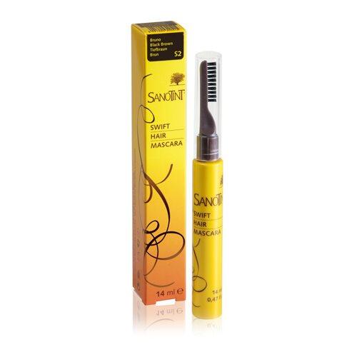 Sanotint 02 Hårmascara Sortbrun  14ml