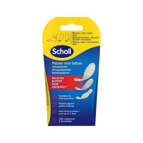 Scholl Blister Plasters Mixed   Stk