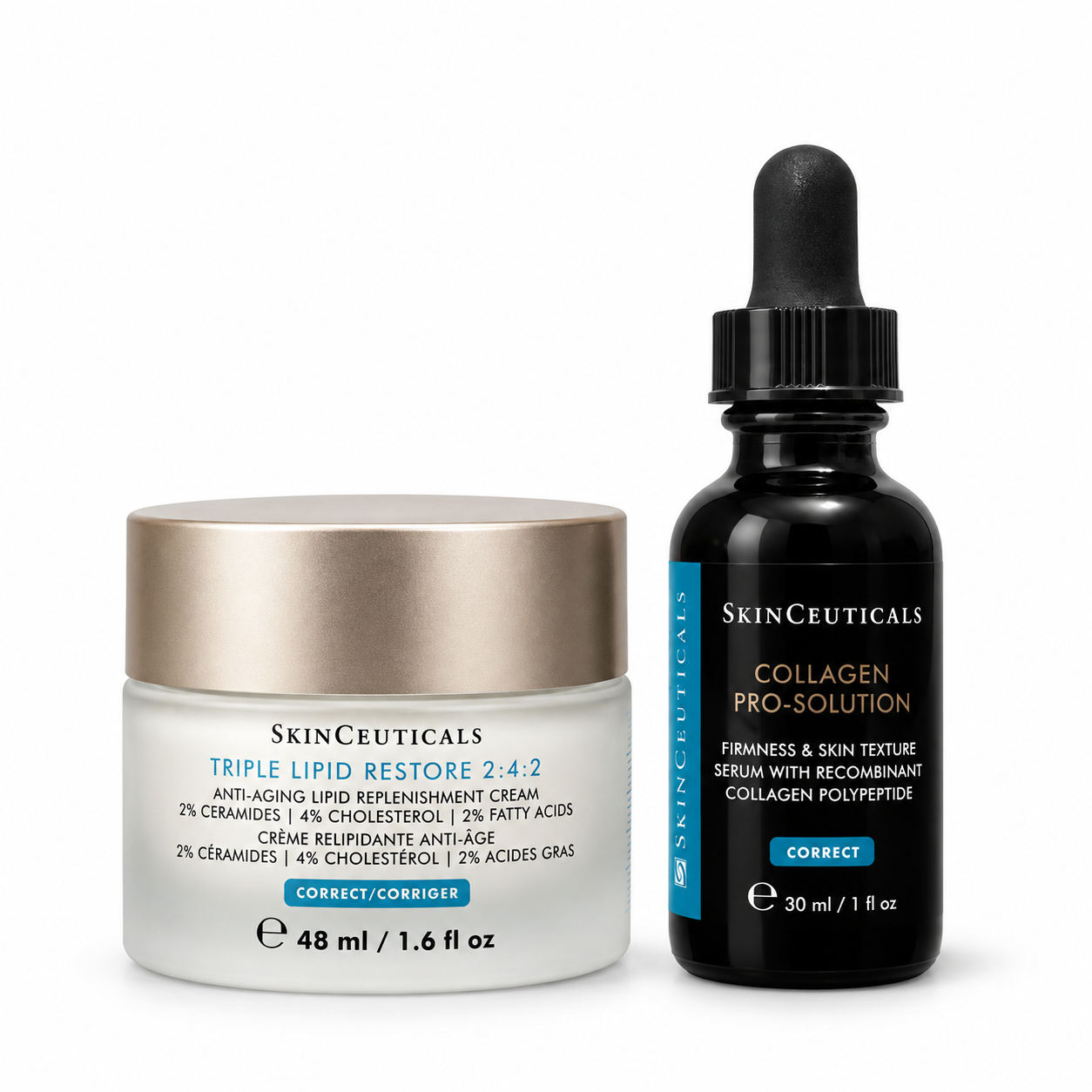Skinceuticals Triple Lipid Restore   Collagen Pro-solution Serum Sæt