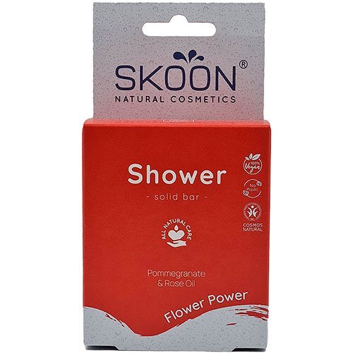 Skoon Solid Shower Bar Flower Power  90g