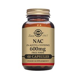 Solgar Nac -acetyl Cysteine 600 Mg 60 Kap