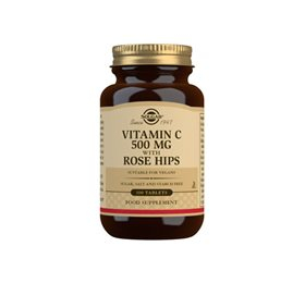 Solgar Vitamin 500 Mg Med Hyben 100 Tab