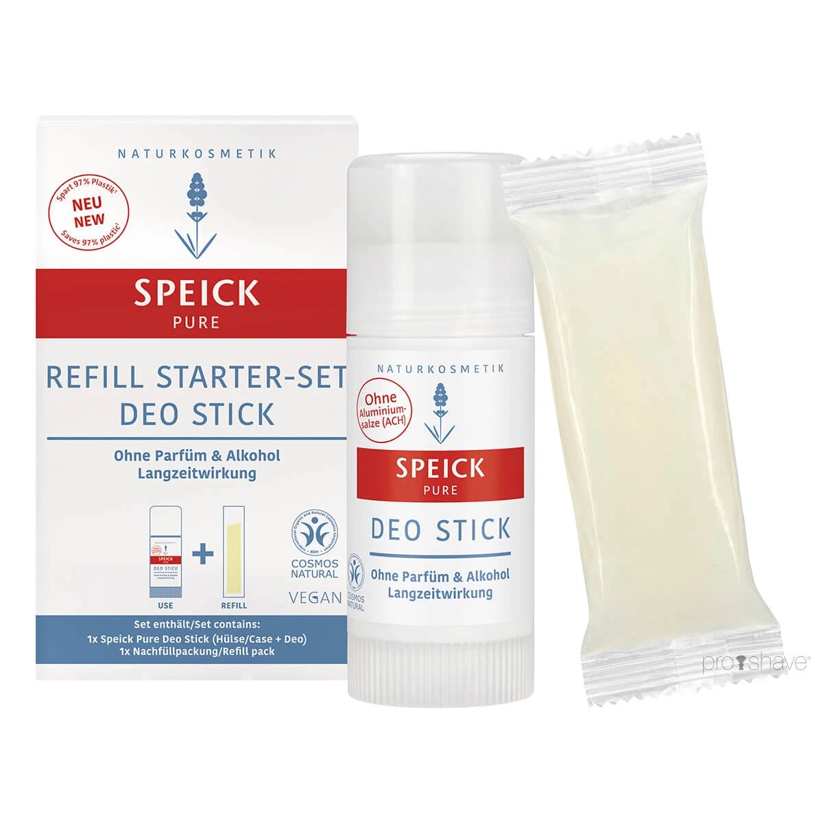 Speick Pure Deo Stick  Refill Starter-set      40 Ml