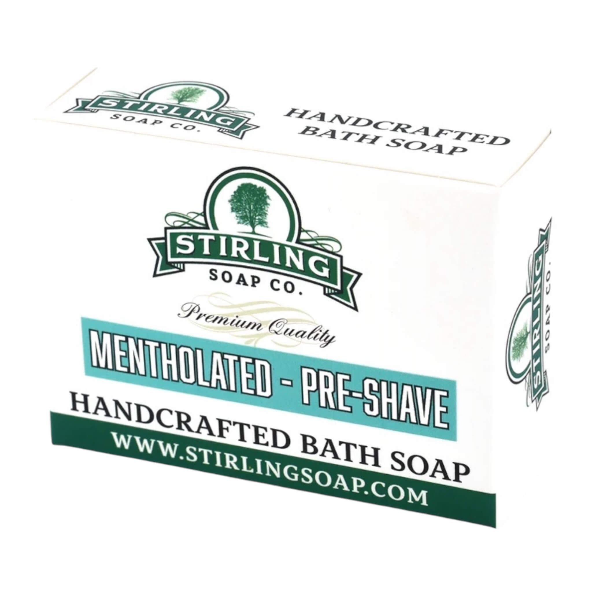 Stirling Soap Company Preshave Bar Mentholated 155