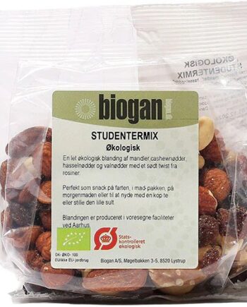 Studentermix økologisk 140 Gram
