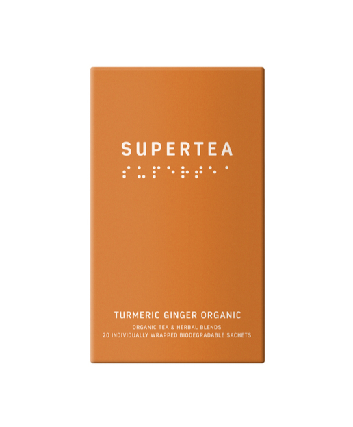 Supertea Turmeric Ginger øko Tebreve 20stk
