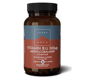 Terranova B12 Vitamin 500 Mcg  Bull  50 Kapsler