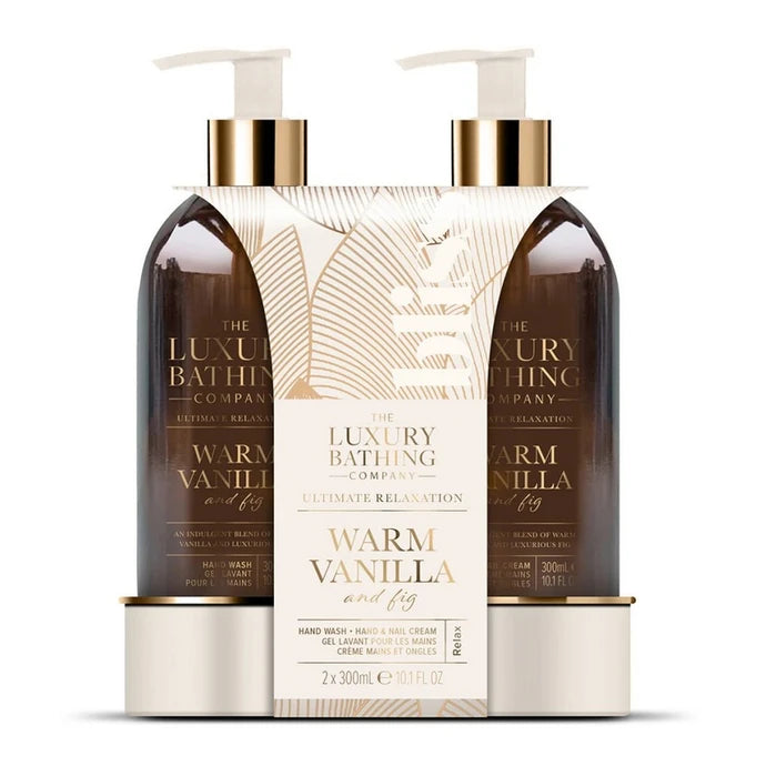 The Luxury Bathing Company Warm Vanilla Fig 2x300ml